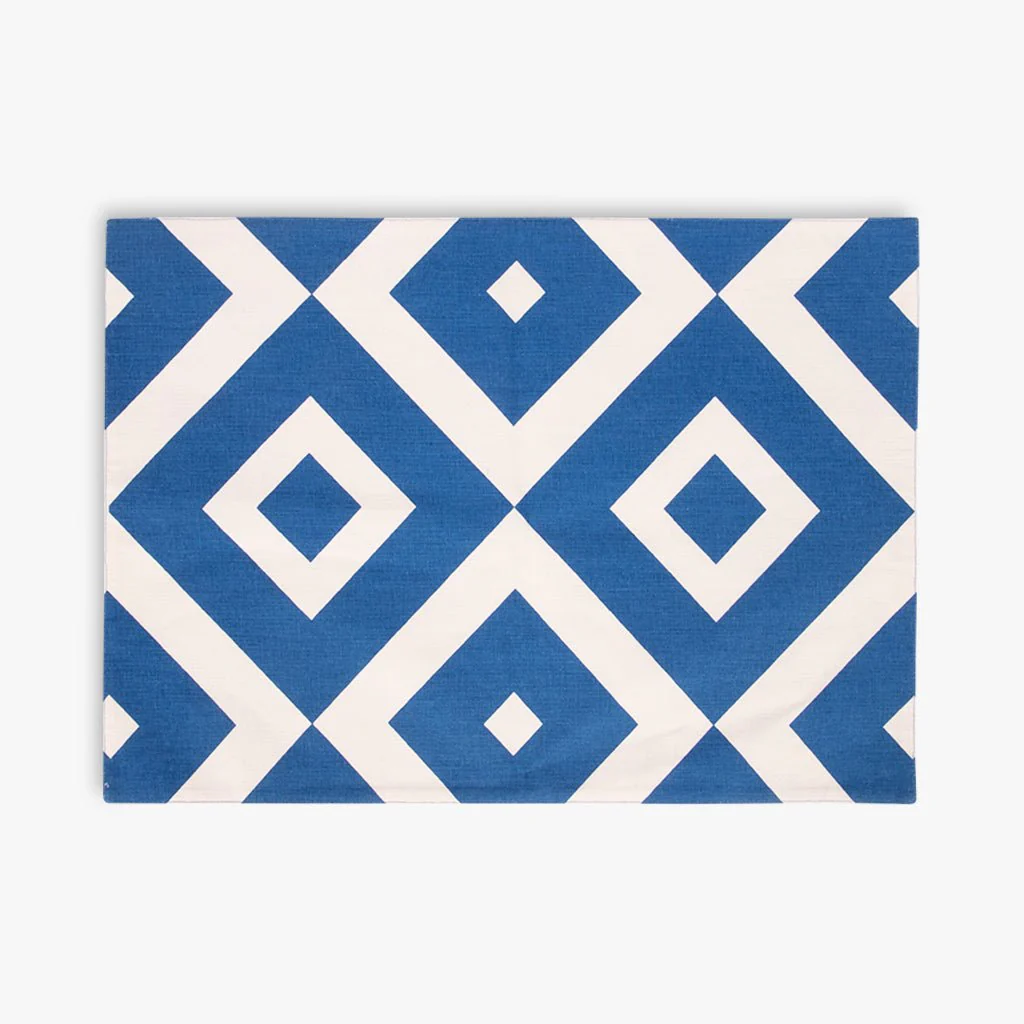 Individual de Algodão Reversível AZULEJO