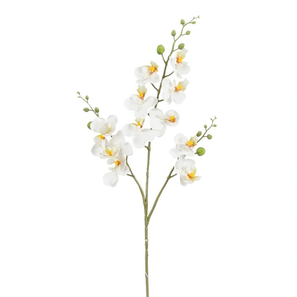 Kunstblume, LxBxH: 61,5 x 20 x 5 cm, Polyester, beige