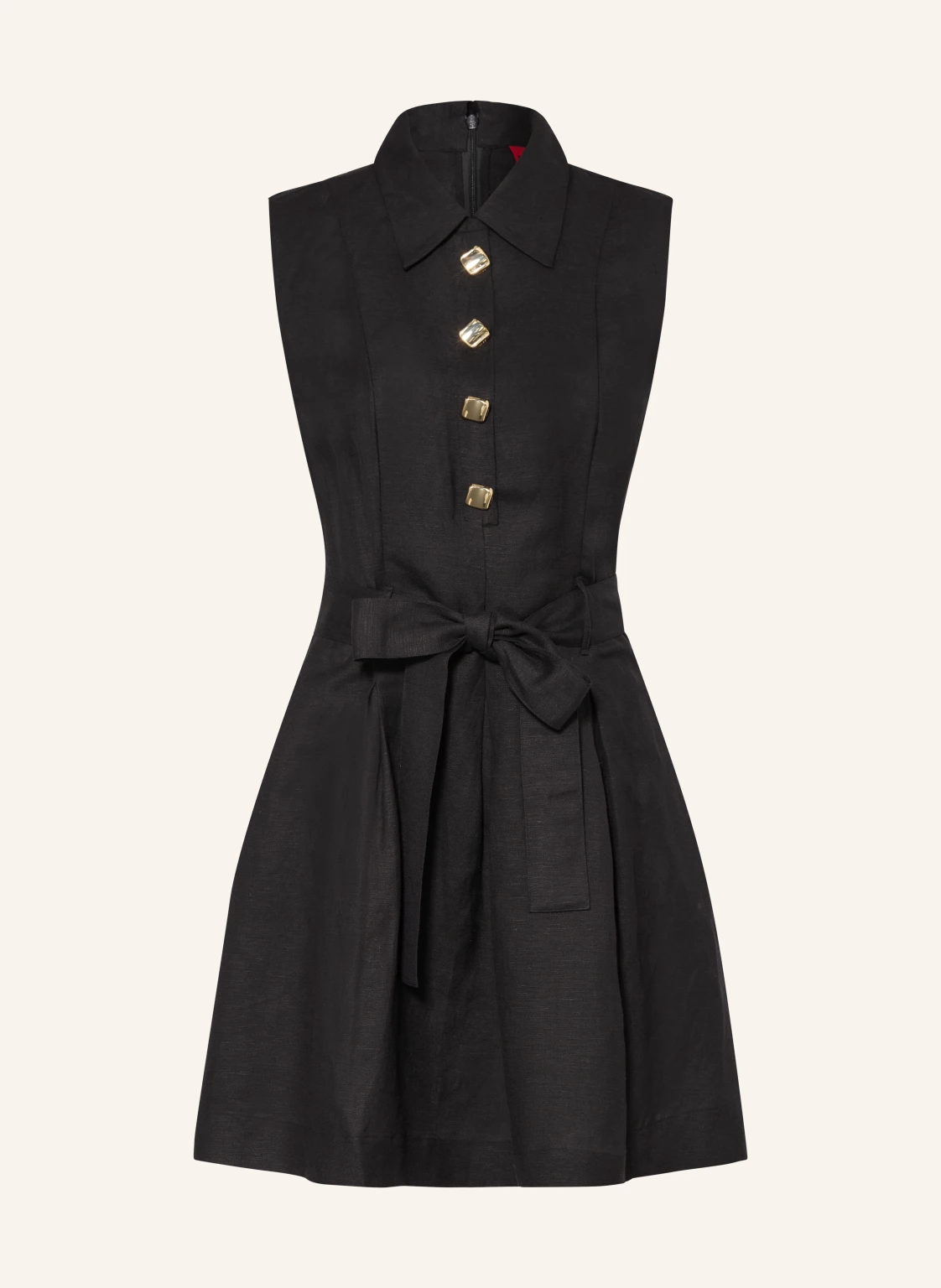 HUGO Hemdblusenkleid KALEISI mit Leinen