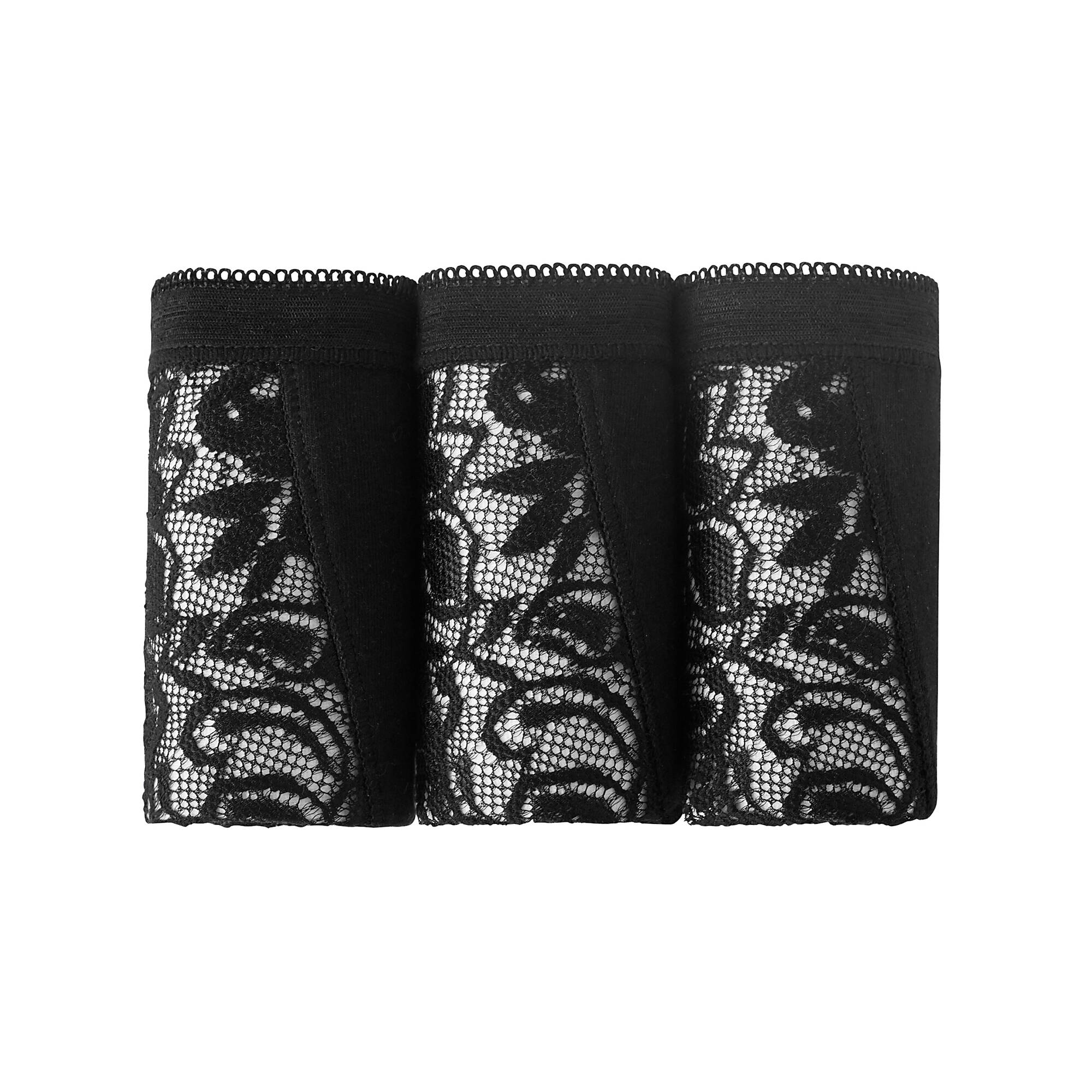 Culotte super maxi dentelle - lot de 3