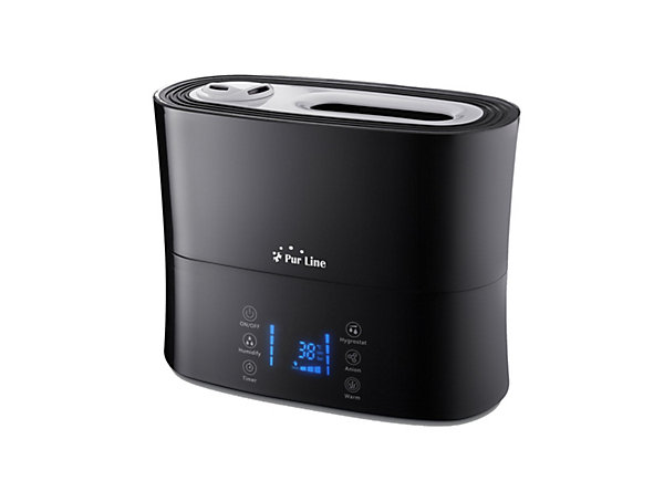 Humidificateur à ultrasons à vapeur chaude ou tiède pour 35 m2
