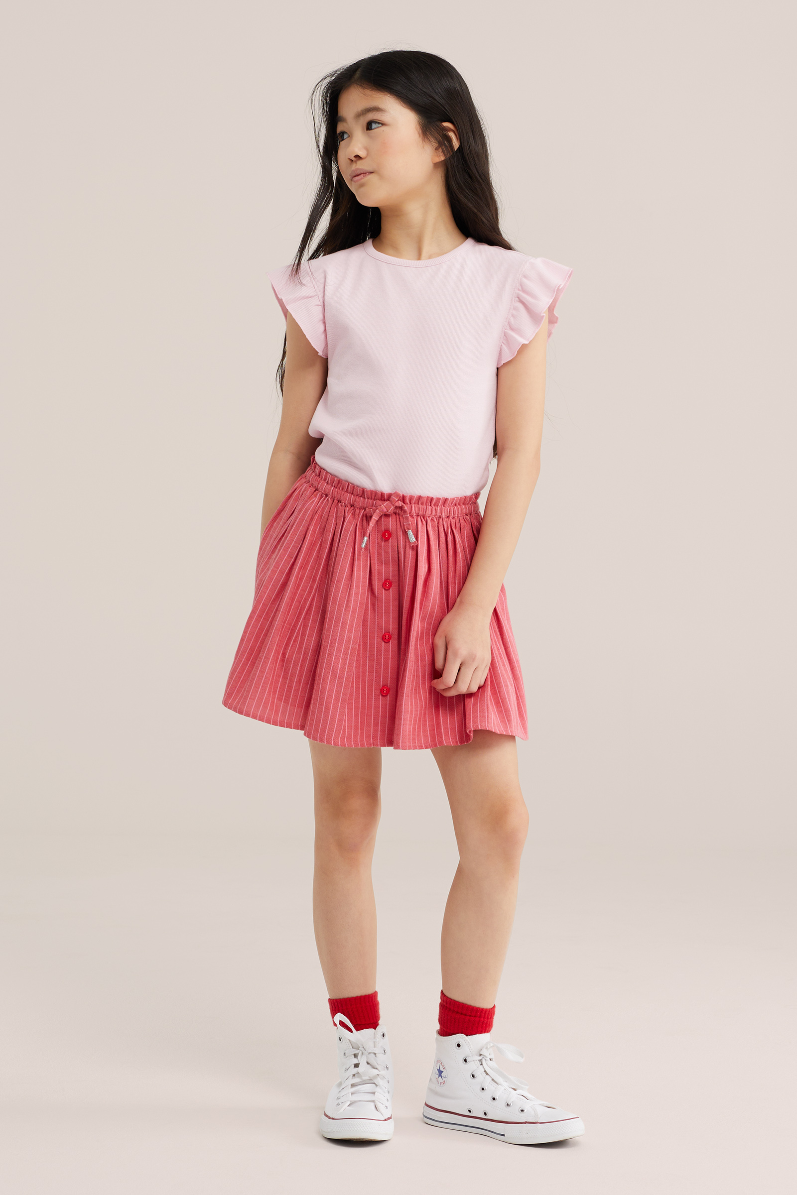 Meisjes T-shirt met ruches