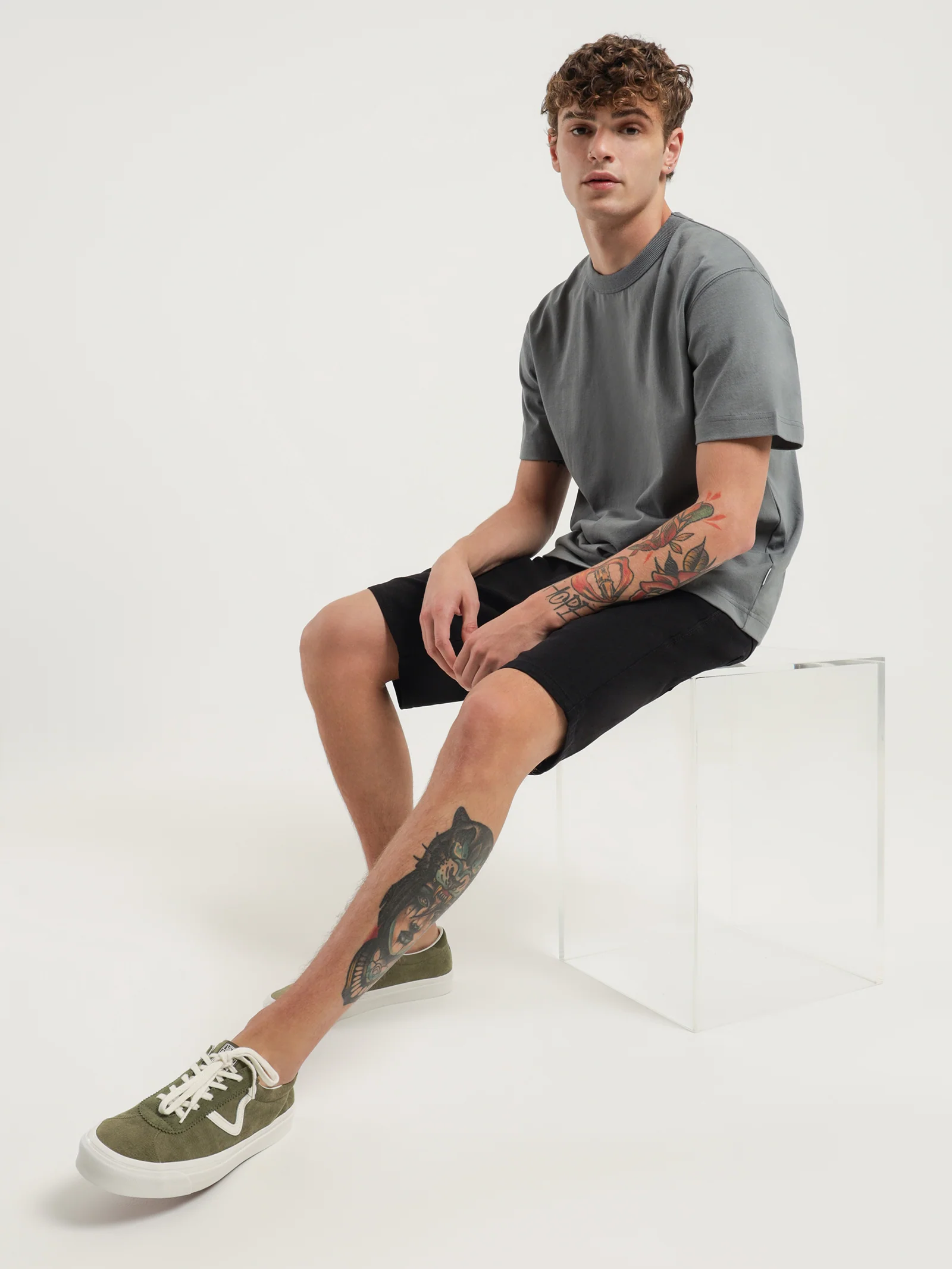 Zane Skinny Denim Shorts