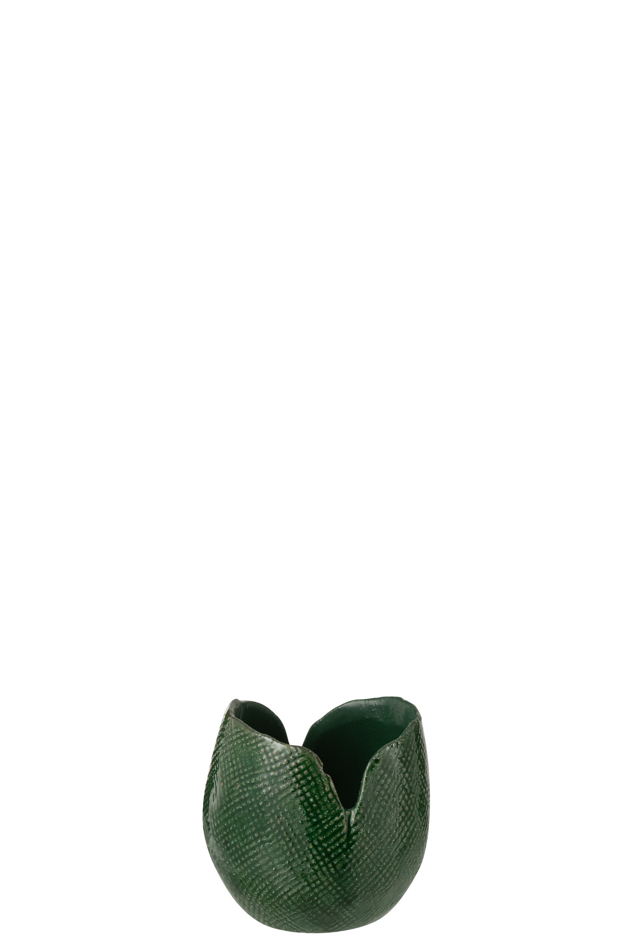 J-Line vaas Thibault - keramiek - groen - small