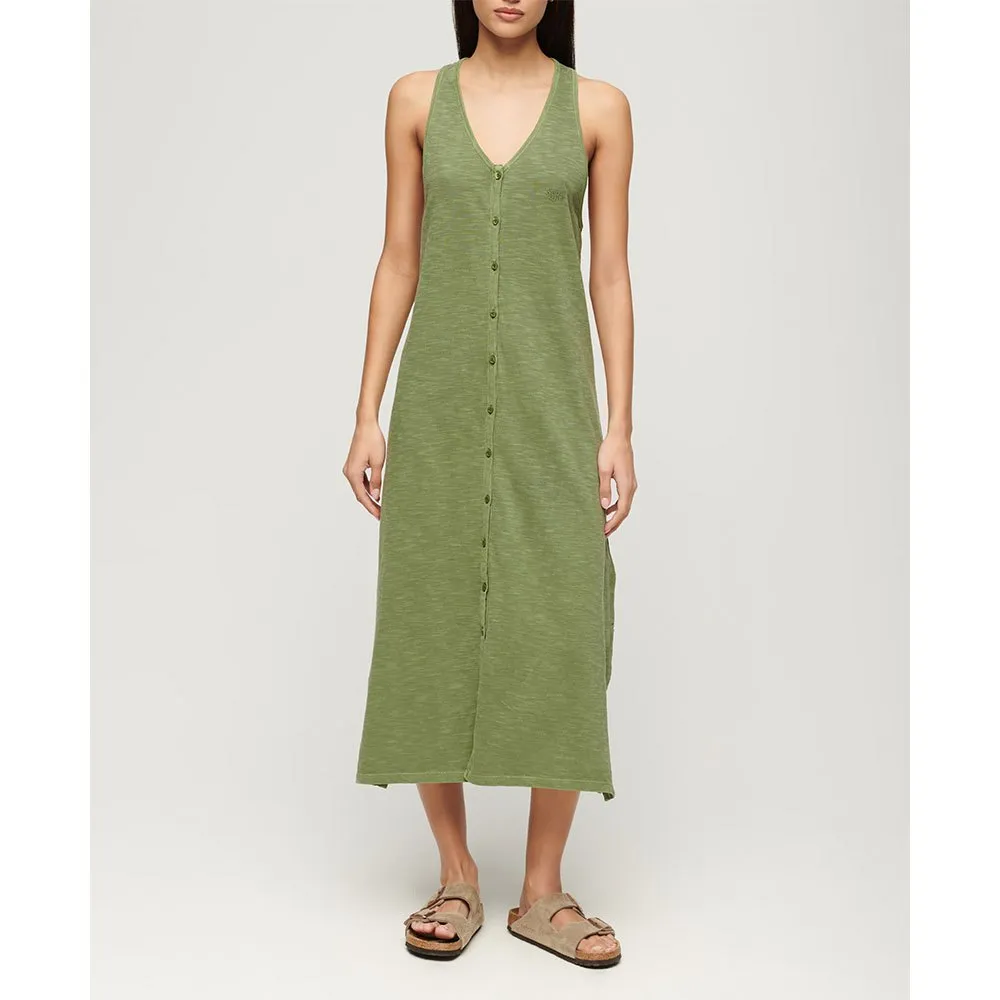 Superdry Beach sleeveless midi dress