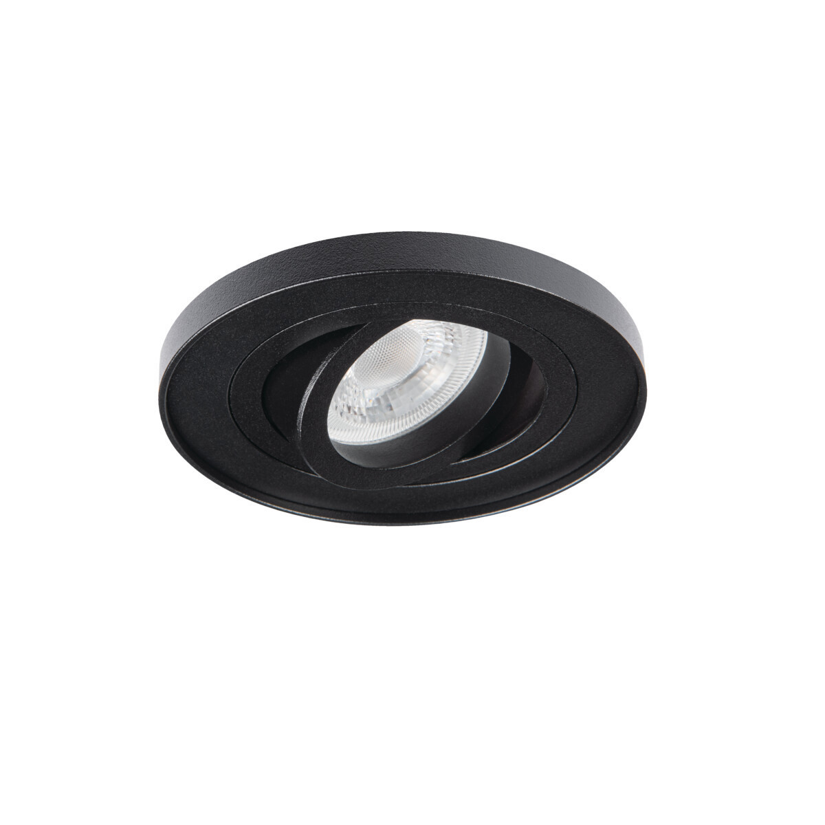 Oprawa wpuszczana okrągła czarna 9,8cm TINY BORD 1xGU10x10W IP20 Kanlux