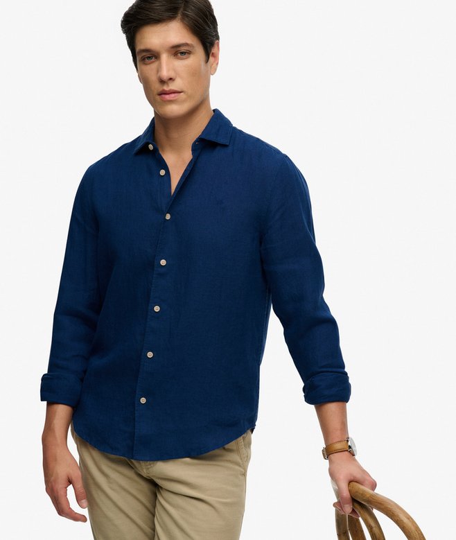 Riviera Long Sleeve Linen Shirt