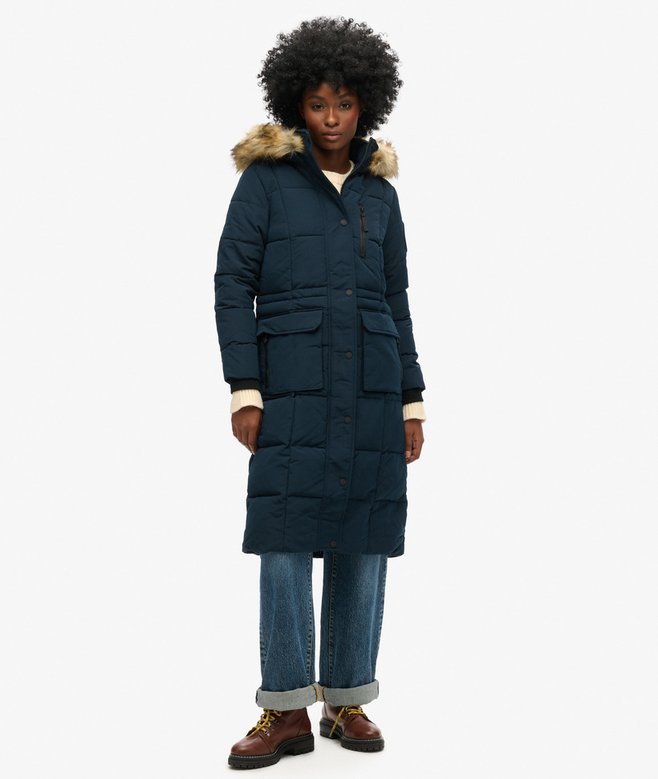 Longline Faux Fur Everest Coat