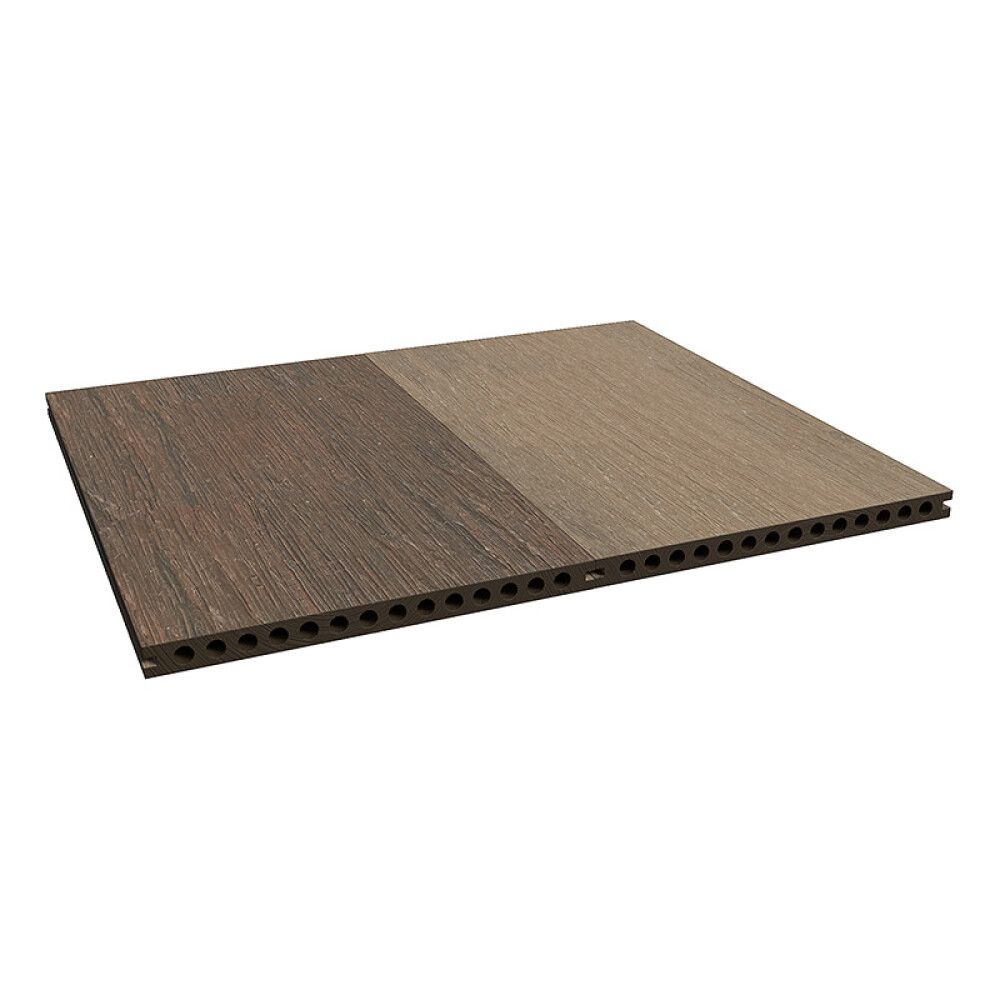 TERRASSEBORD KIRKEDAL HEIMDAL 22X300X6000MM EIK/HARDVED