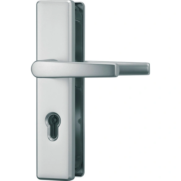 Schutzbeschlag, Stahl, aluminiumfarben