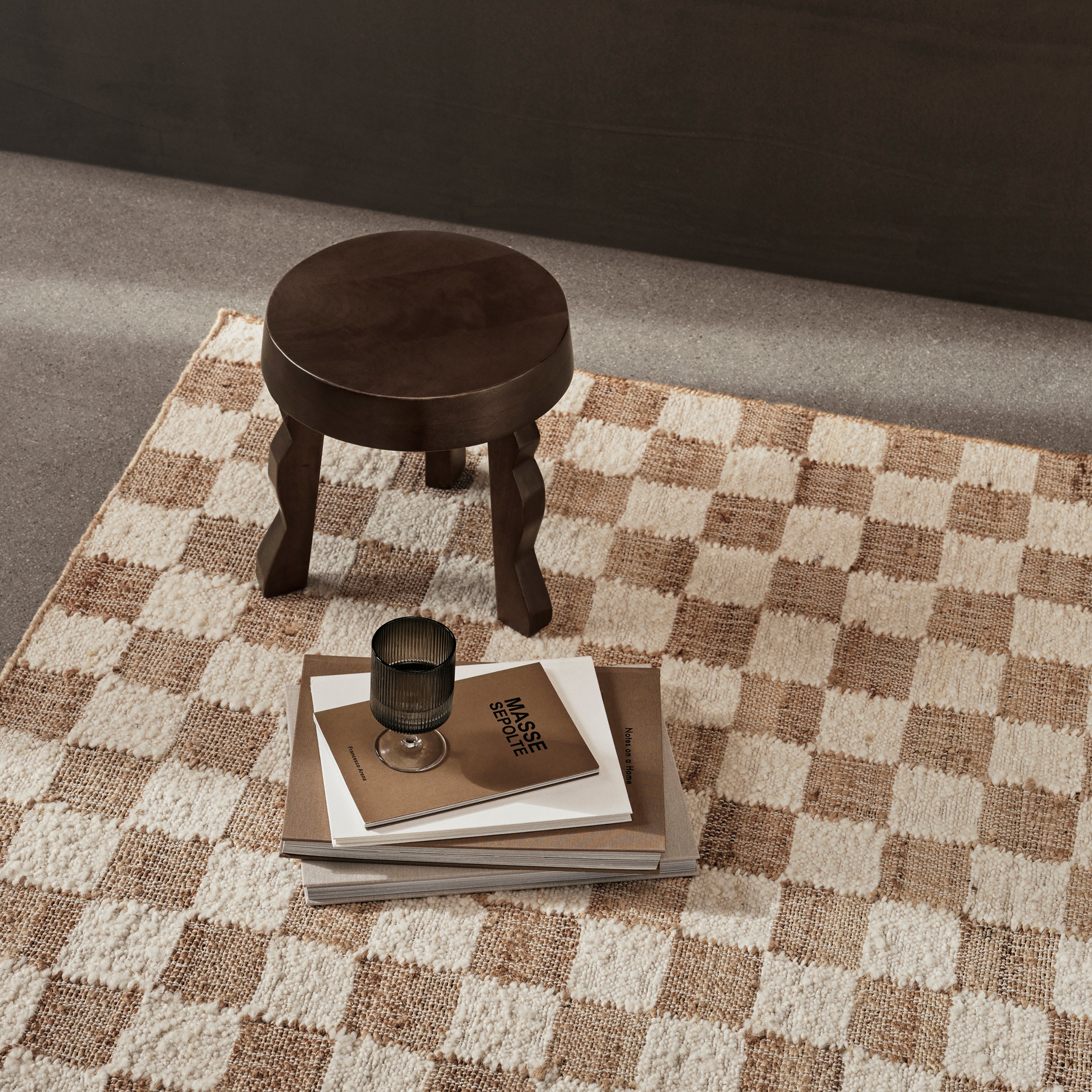 Ferm Living Wool Jute Vloerkleed 200 x 300 cm - Off-White/Natural