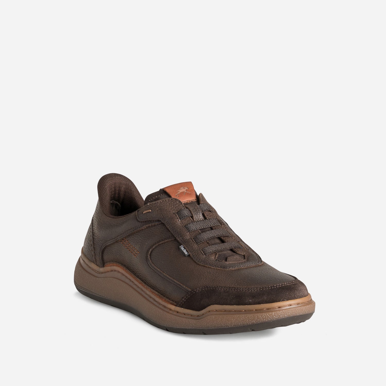 Tennis FLUCHOS marron cuir