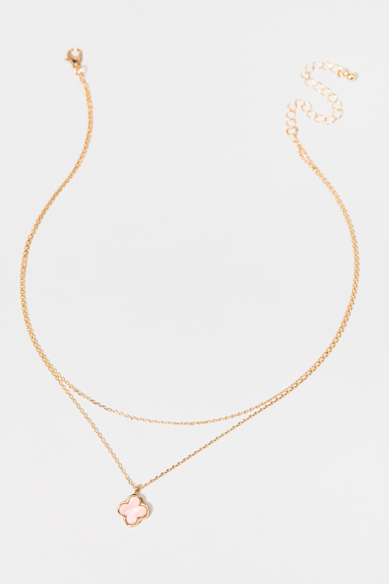 Tara Layered Clover Necklace