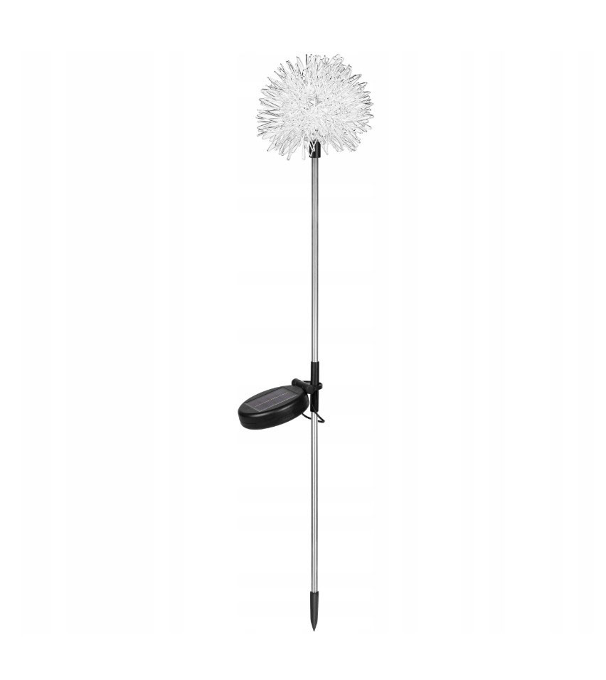 Dmuchawiec lampa solarna ogrodowa wbijana H76 LED