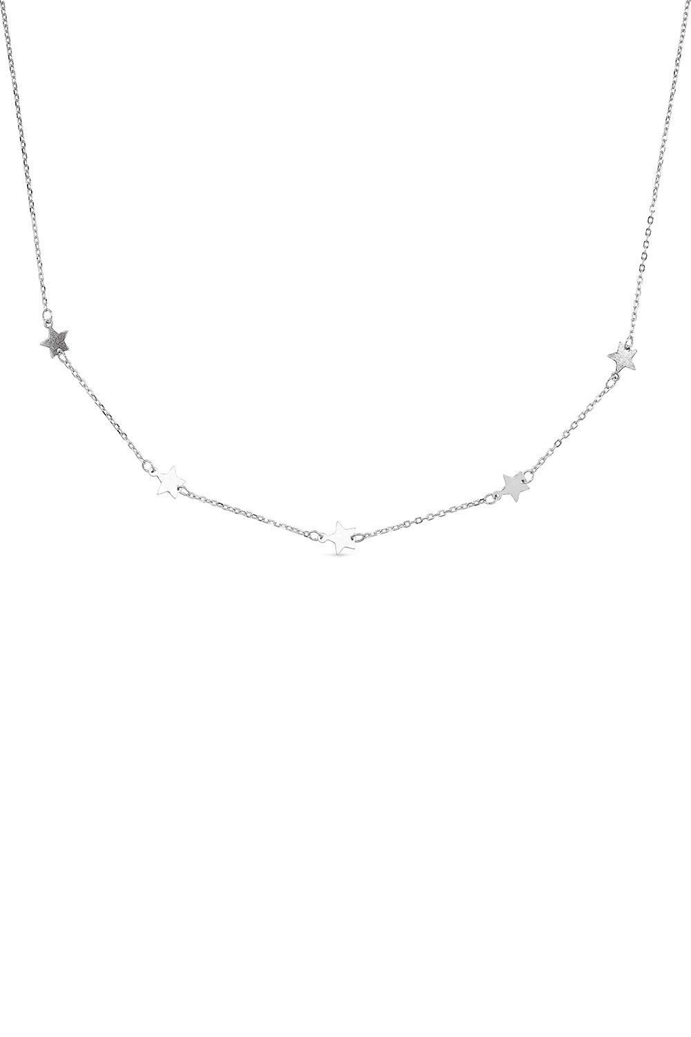 Elk & Bloom Sterling Silver Star Choker