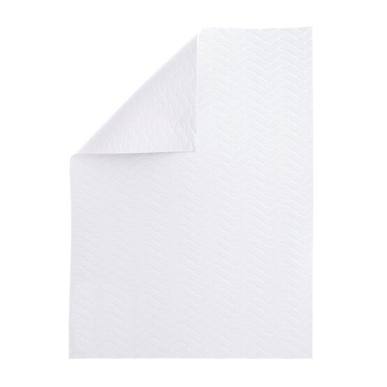 White Wavy Embossed EVA Foam Sheet 22.5cm x 30cm