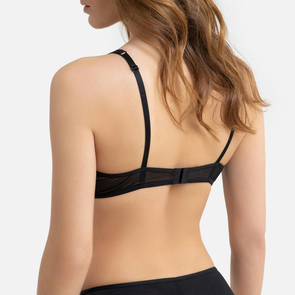 Soutien-gorge foulard en microfibre à rayures