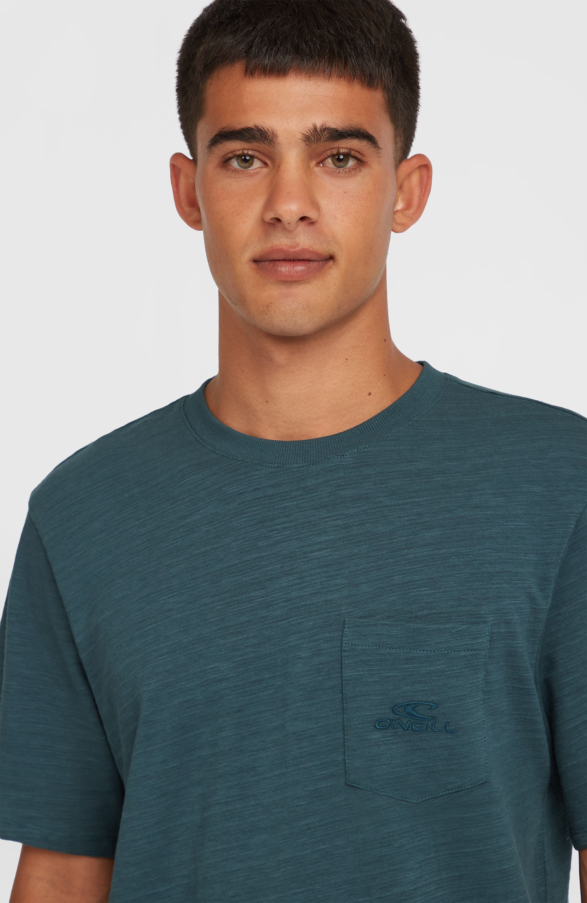 Heren O'Neill Slub Chest Pocket T-shirt