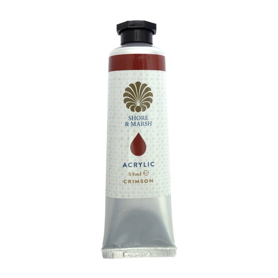 Shore & Marsh Crimson Acrylic Paint 59ml