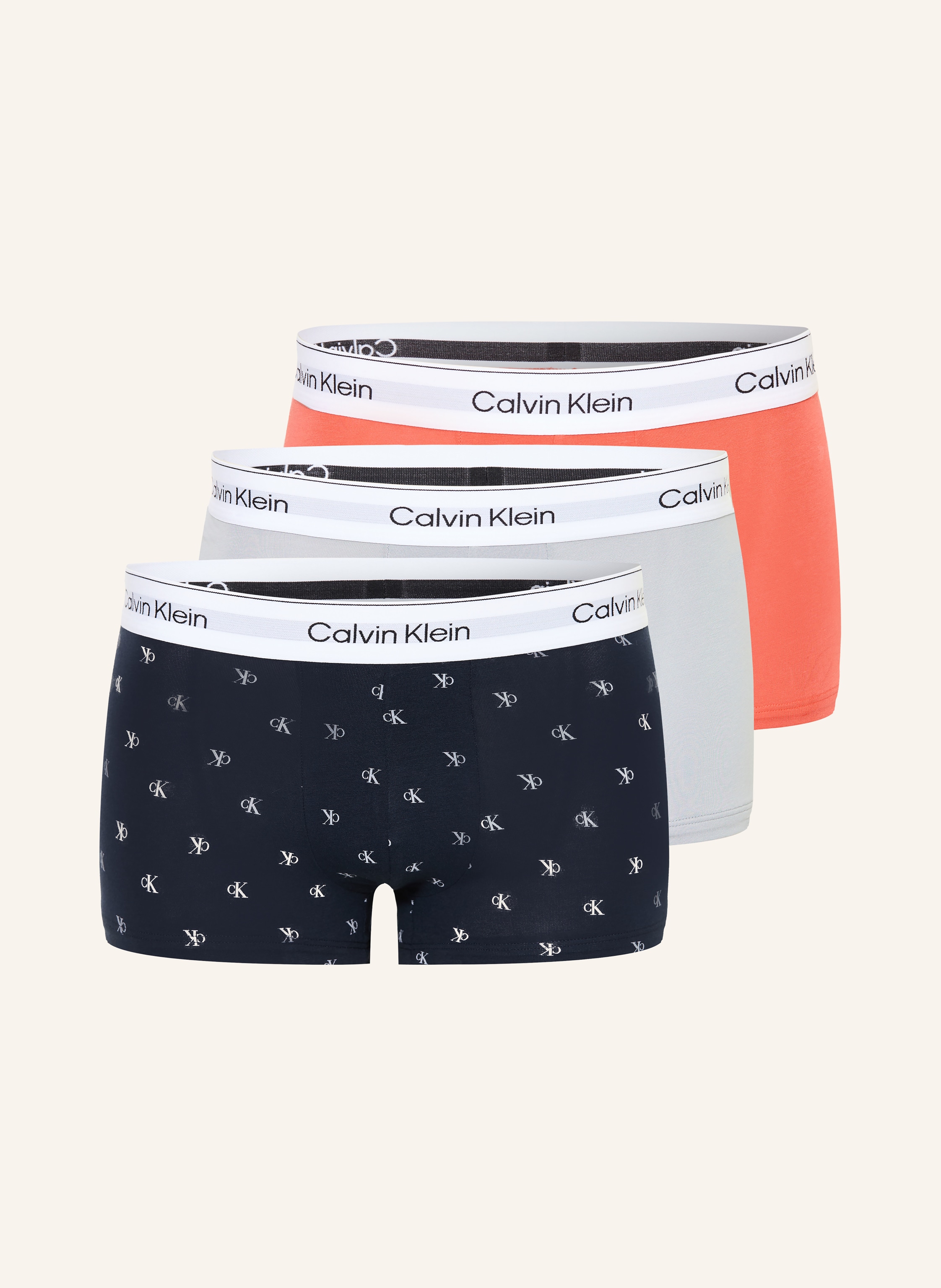 Calvin Klein 3er-Pack Boxershorts ICON COTTON STRETCH Low Rise