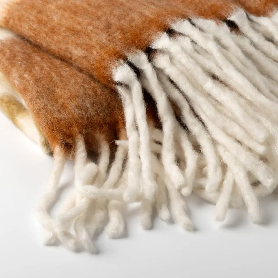 Plaid Lenard - Potters Clay - 130x170 cm