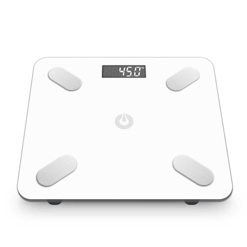 SOGA 2X Wireless Bluetooth Digital Body Fat Scale Bathroom Weighing Scales Health Analyzer Weight White
