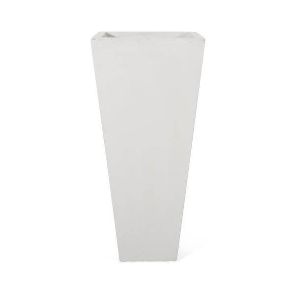 Ella Outdoor Modern Cast Stone Planter by Christopher Knight Home