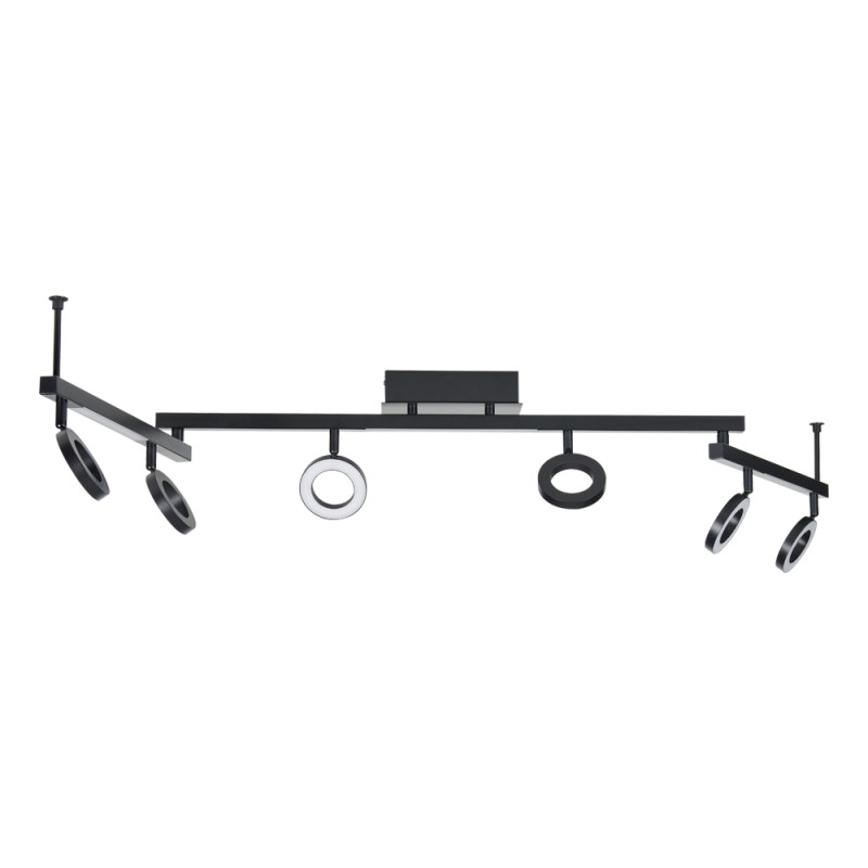 Spot LED Cardillio 2 noir 6 x 3,2 W et 3 x 3,3 W EGLO