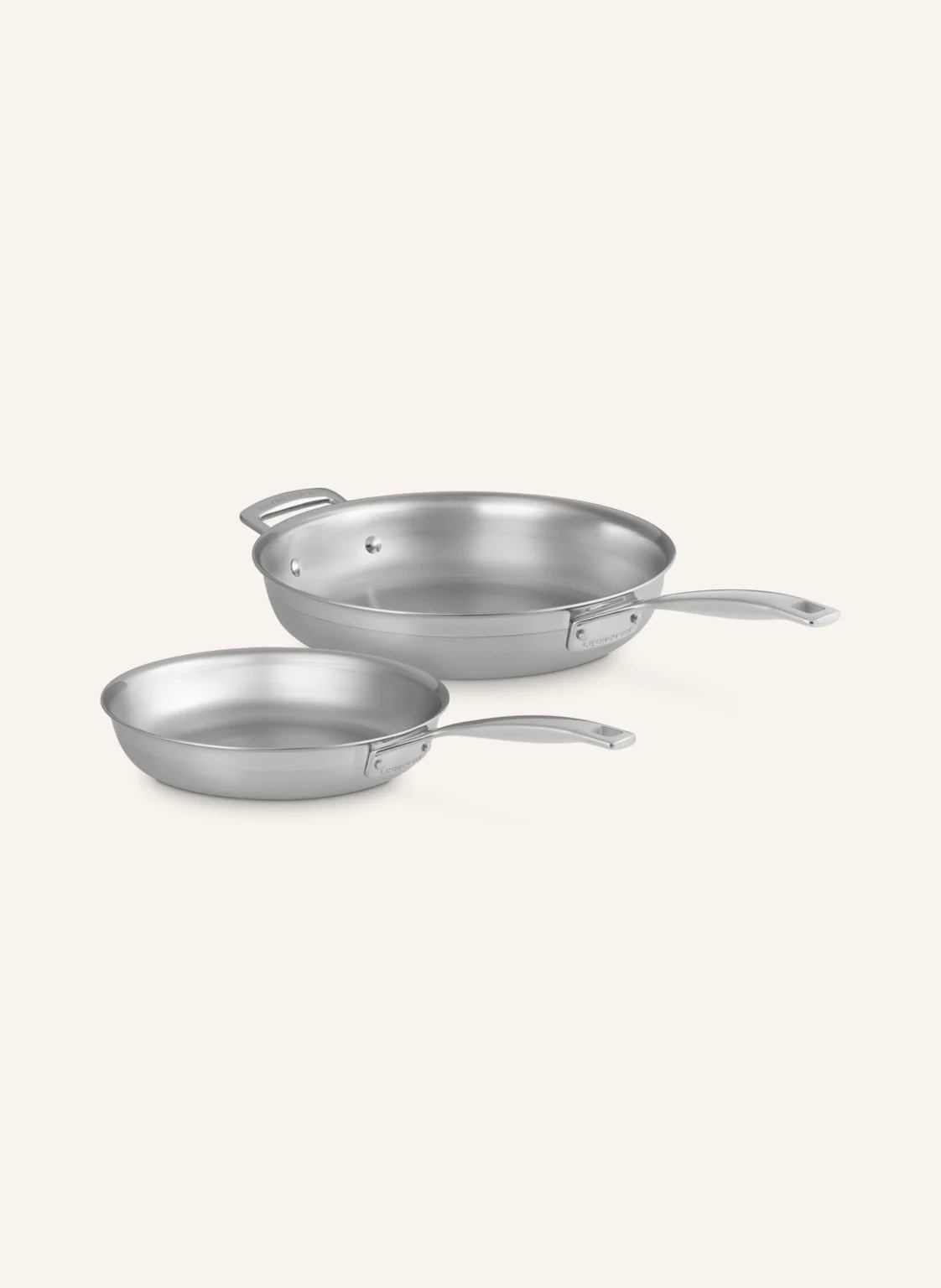 LE CREUSET 2er-Set Pfannen 3-PLY