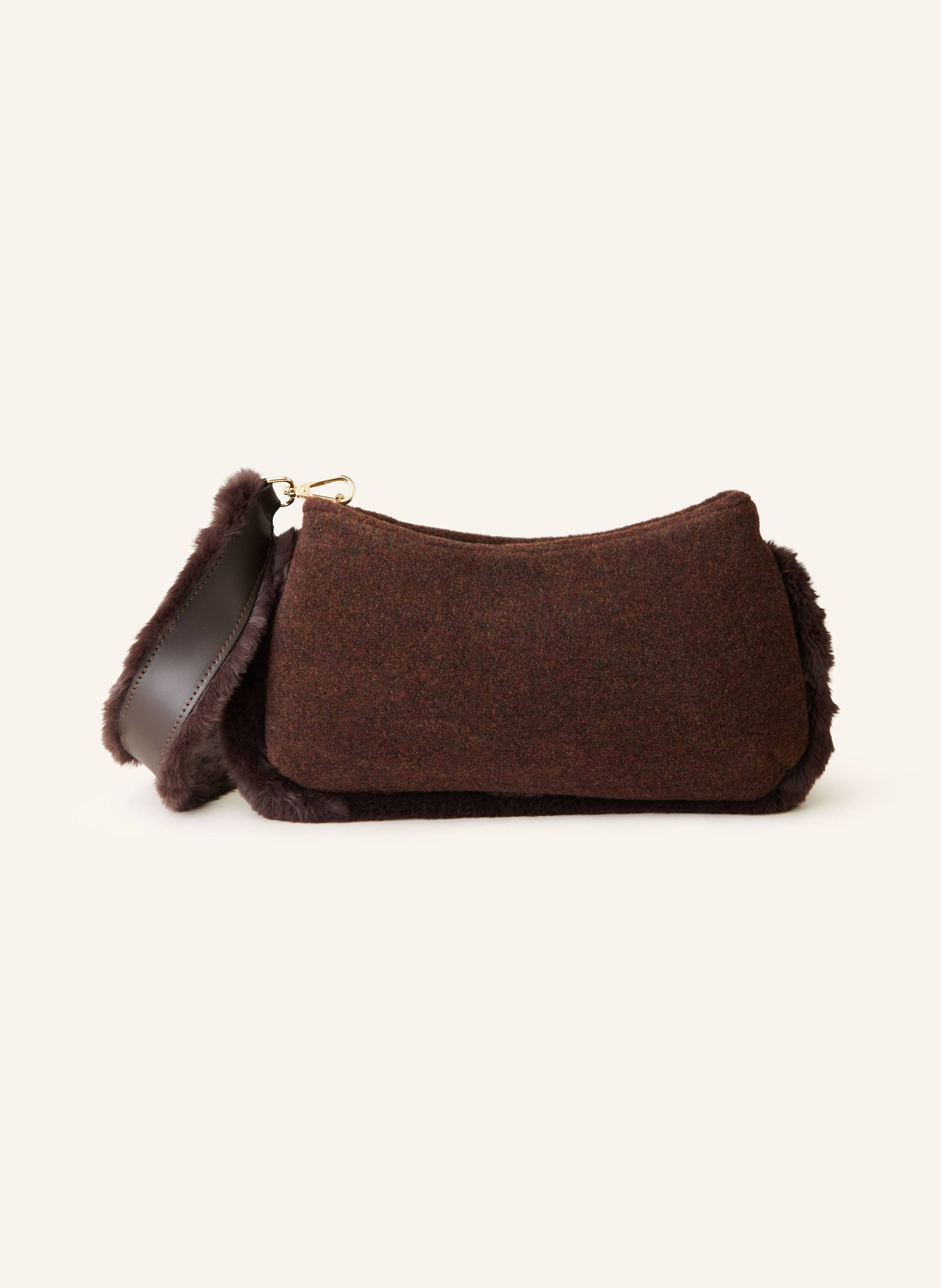 ViaMailBag Schultertasche LULU mit Kunstpelz