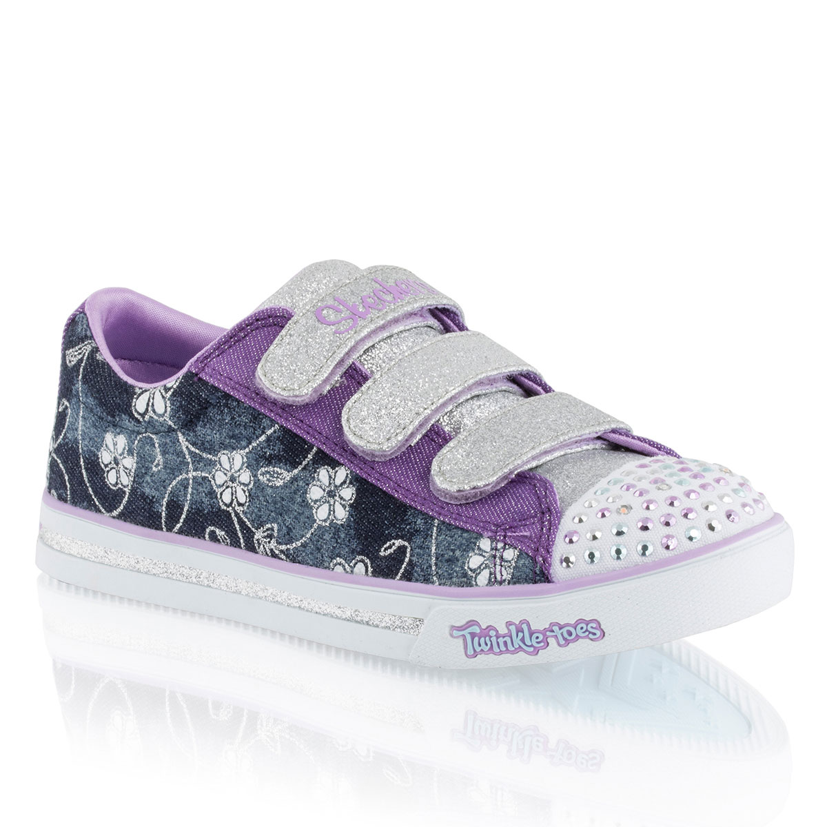 Russell & Bromley SPARKLE G Triple Velcro Sneaker