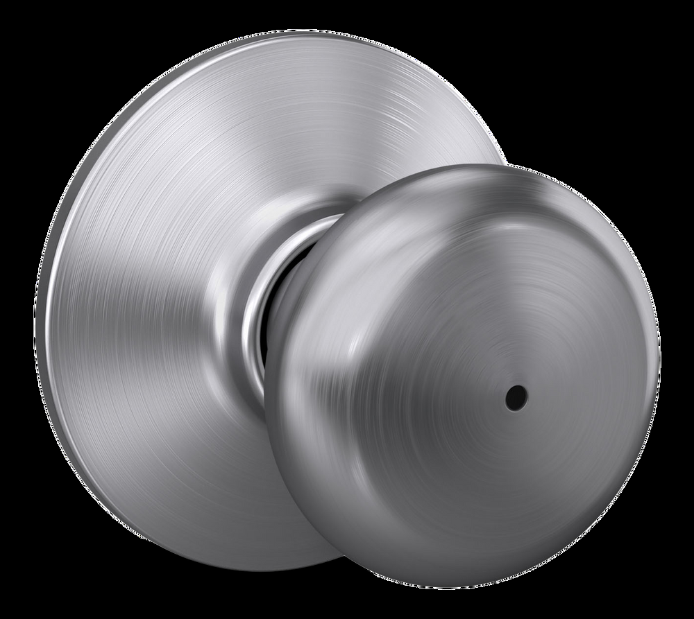 Campbell Hausfeld Plymouth Privacy Knob, Satin Chrome