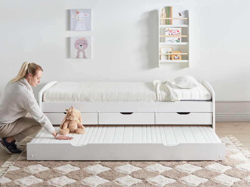 Materac piankowy 80 x 200 cm średnia twardość