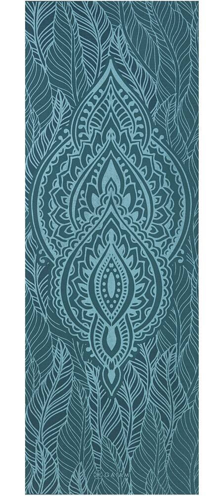 Gaiam Yoga Mat, Spring Fern, 4-mm