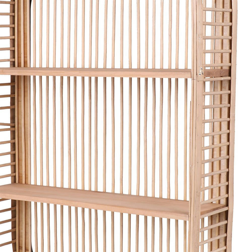 - Étagère murale 2 niveaux bois