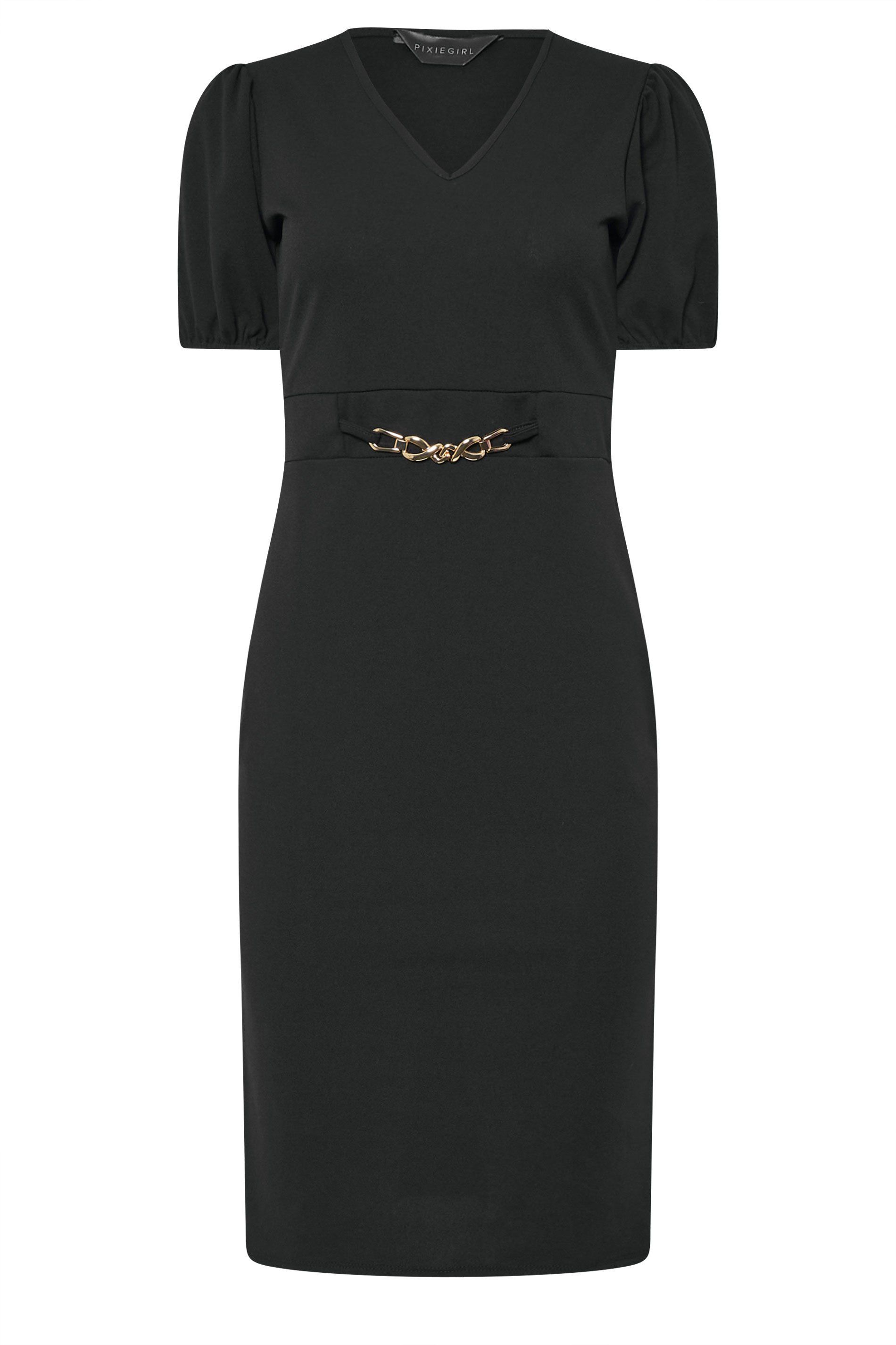 PixieGirl Petite Scuba Midi Dress