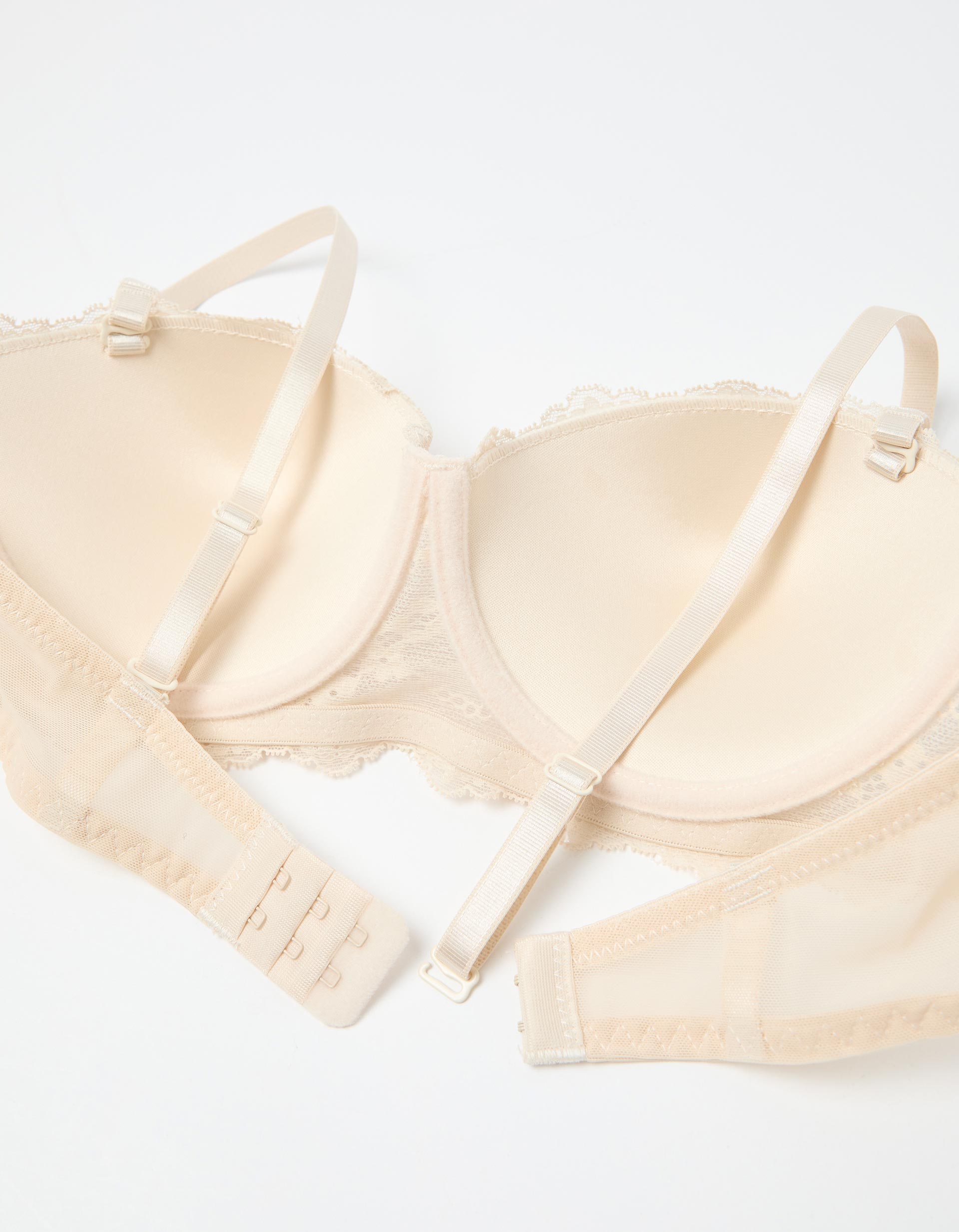Sutien com Alças Removíveis, Mulher, Bege Claro