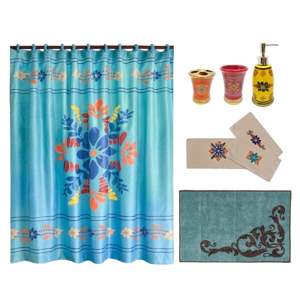 HiEnd Accents Bonita 8-PC Bath Accessary and Towel Set - Multi