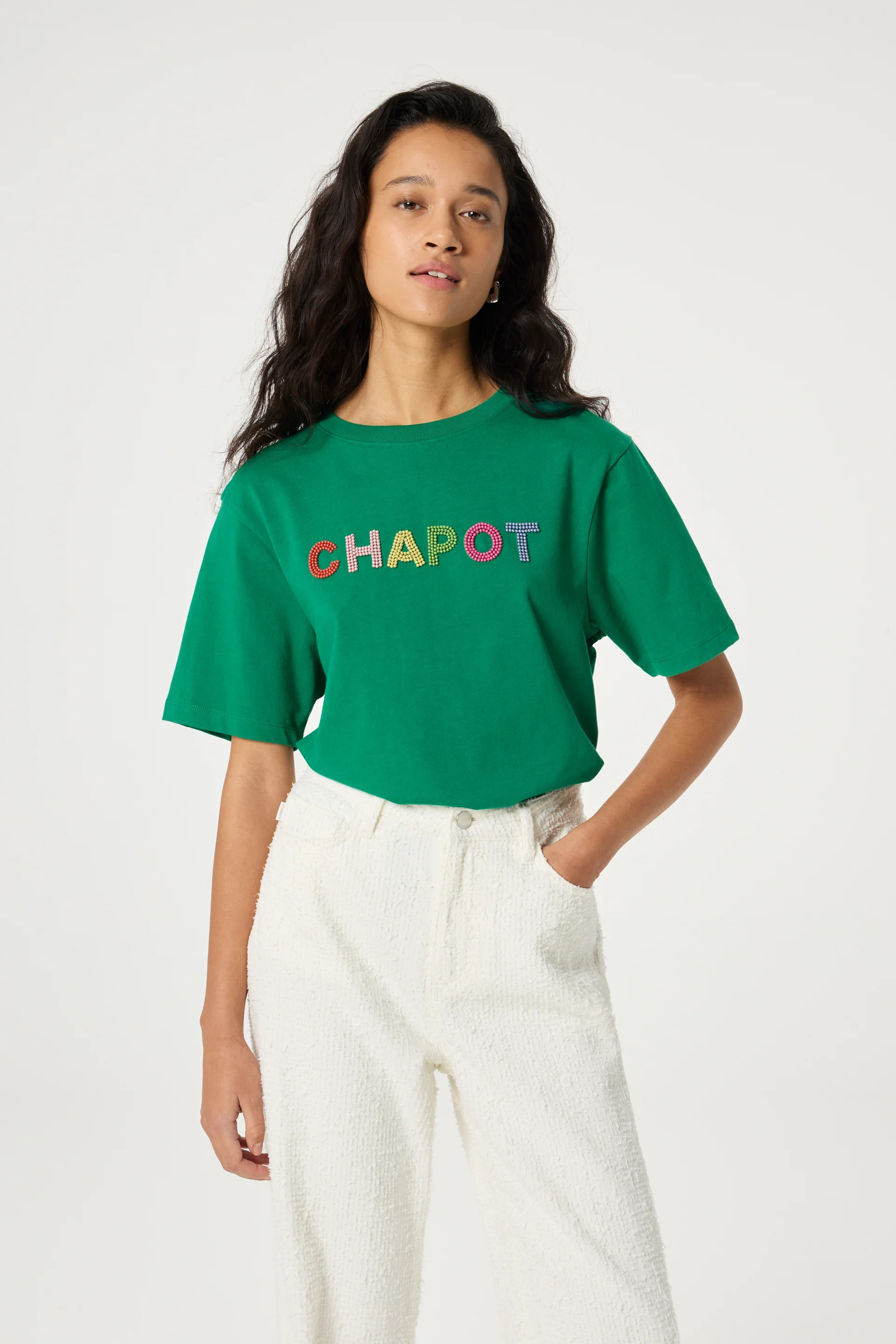 Pearl T-shirt | Evergreen