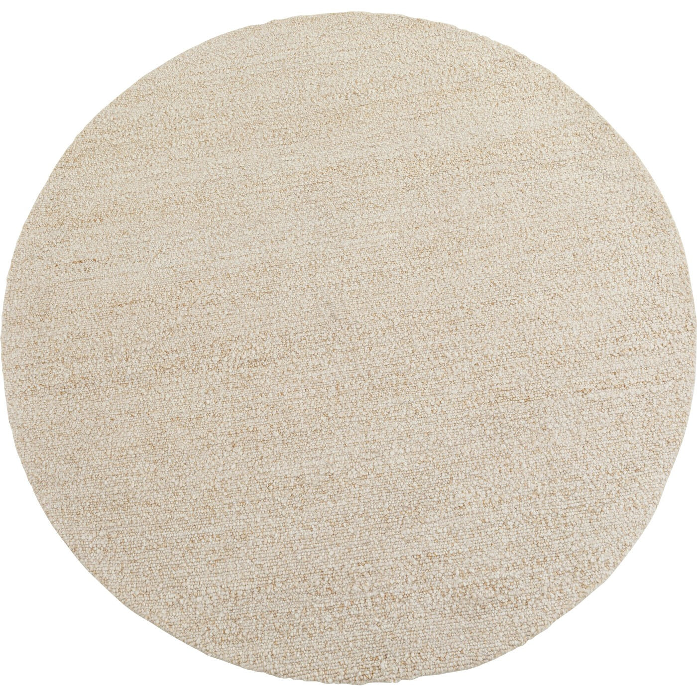 Kare Design Vloerkleed Boucara Ø250cm creme