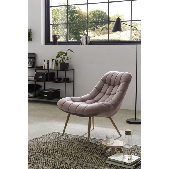 Sessel, Höhe: 85,6 cm, rosa