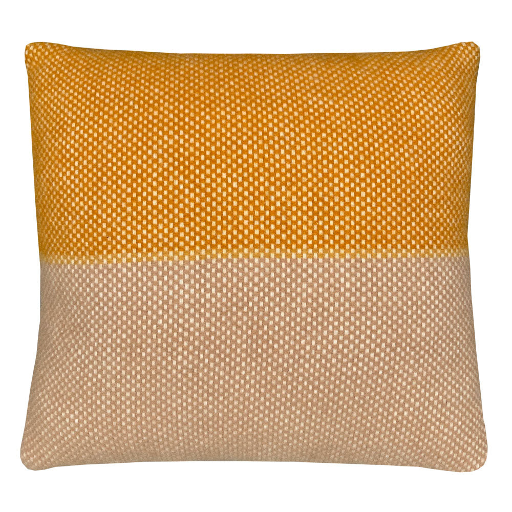 Malagoon Festivity Wool Sierkussen 45 x 45 cm - Yellow Bright