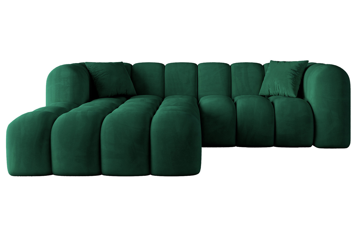Narożnik lewostronny bez funkcji spania OLEA-L1 - 231x173x74 Zielony