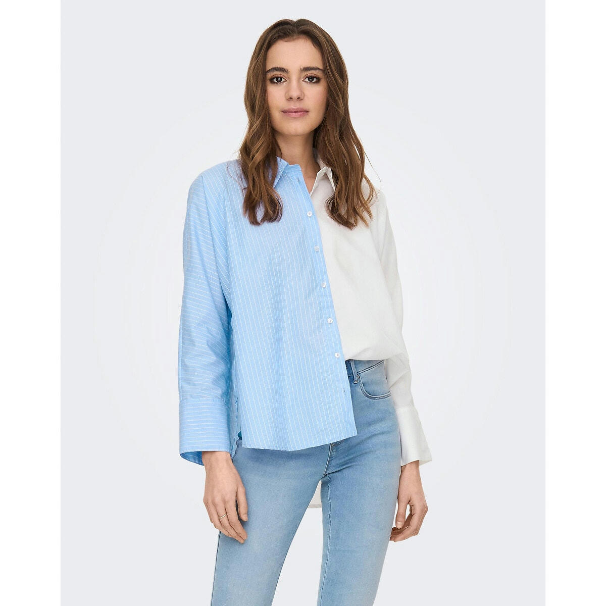 Chemise bicolore