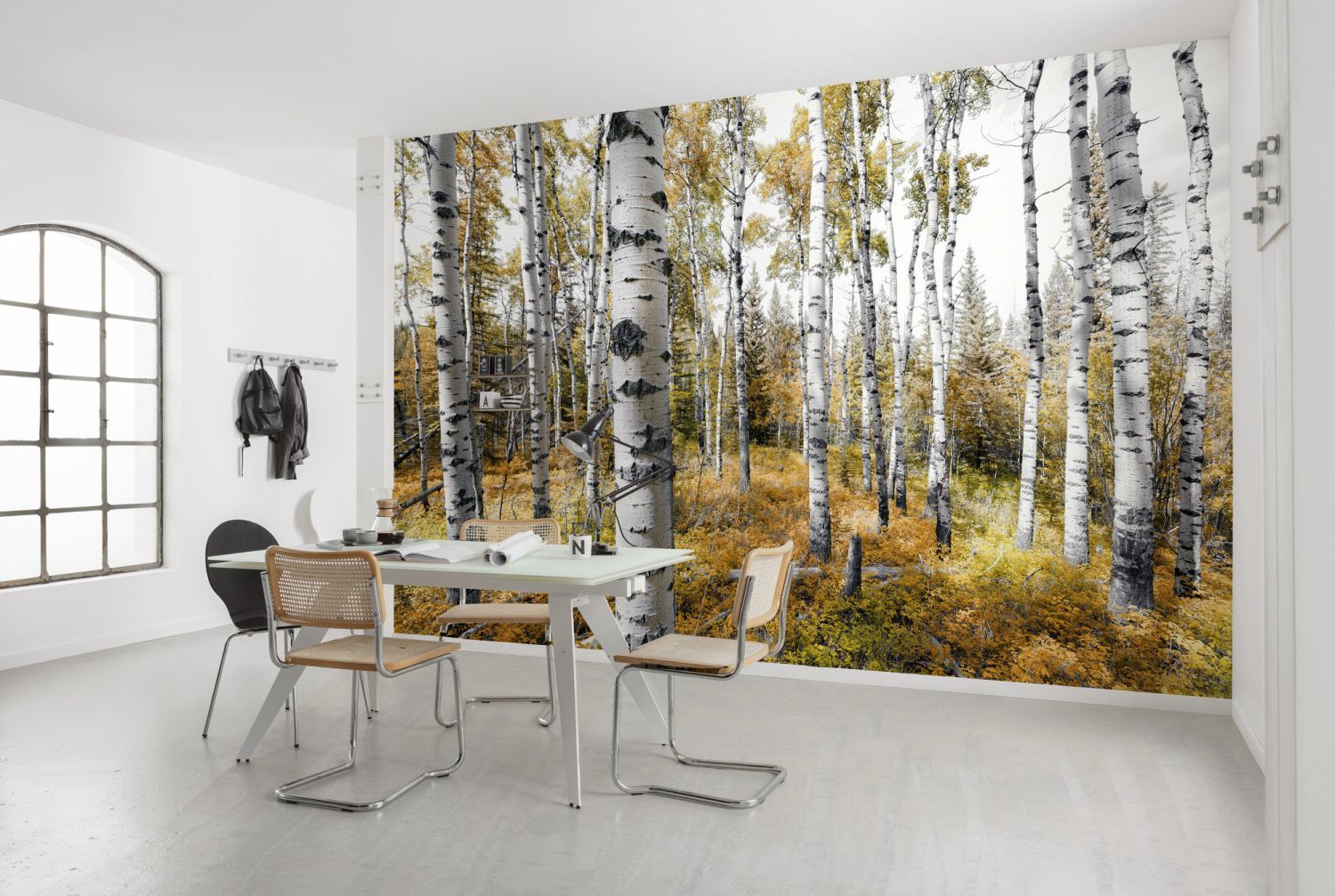 Sanders & Sanders fotobehang bos okergeel - 450 x 280 cm - 612614