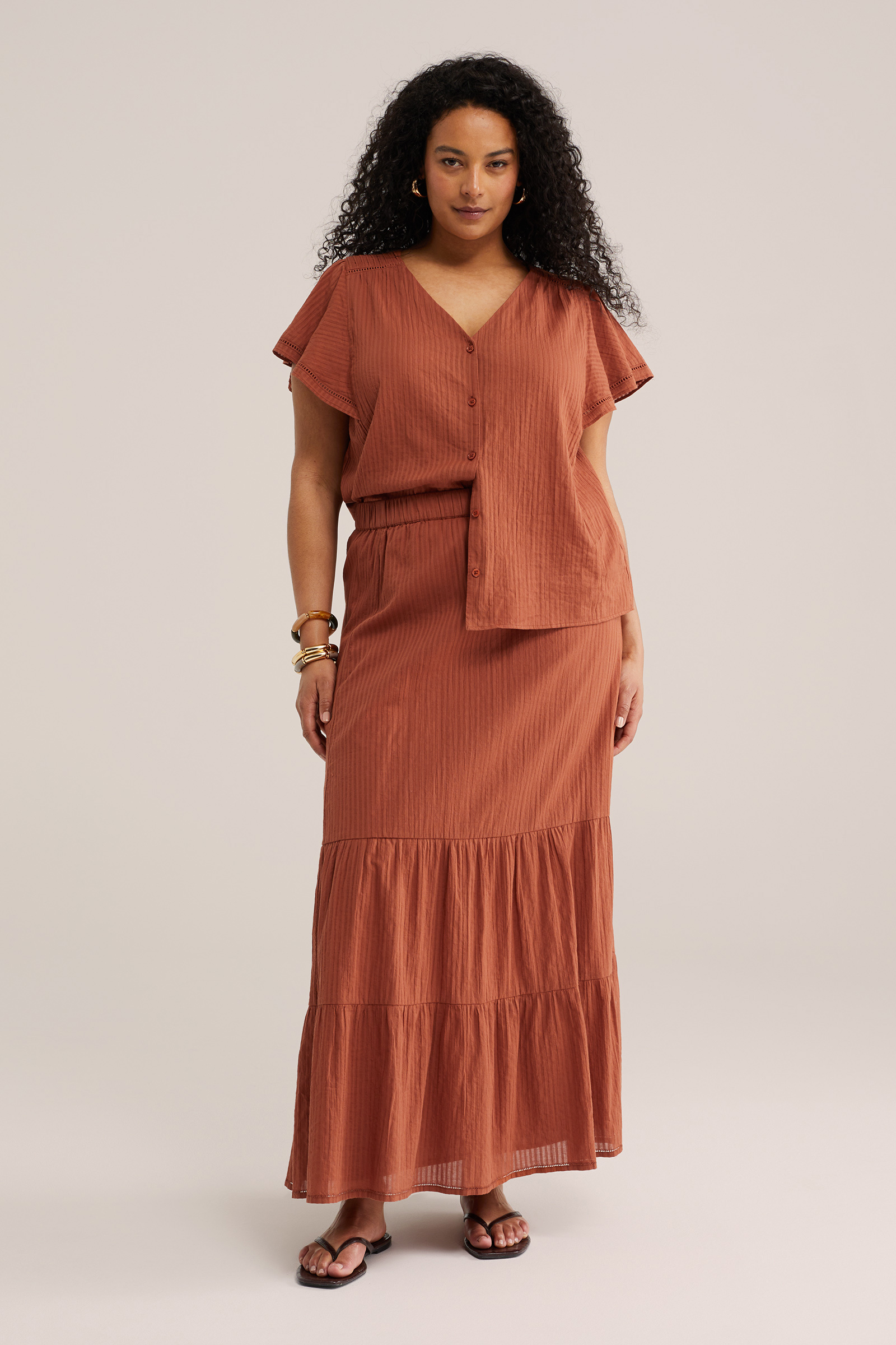 Dames regular fit blouse - Curve