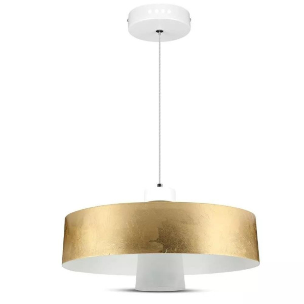 Lampa wisząca VT-766 złota LED 1x7W Neutralna biel 400lm V-TAC
