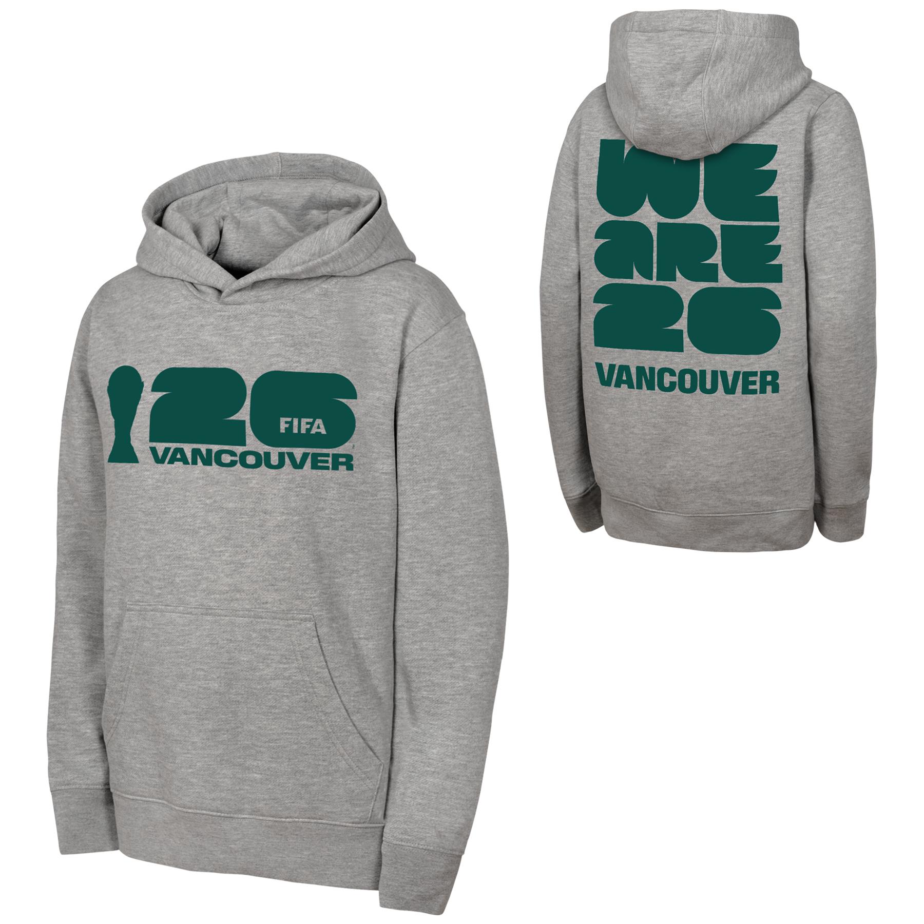 2026 World Cup Vancouver Grey Hoodie - Unisex