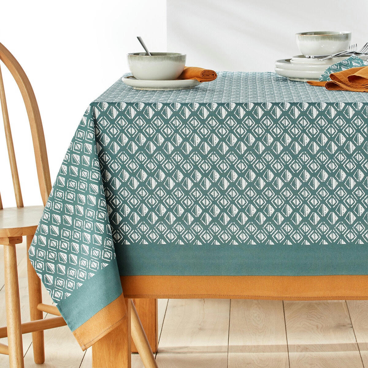 Nappe imprimée anti-taches Lodge