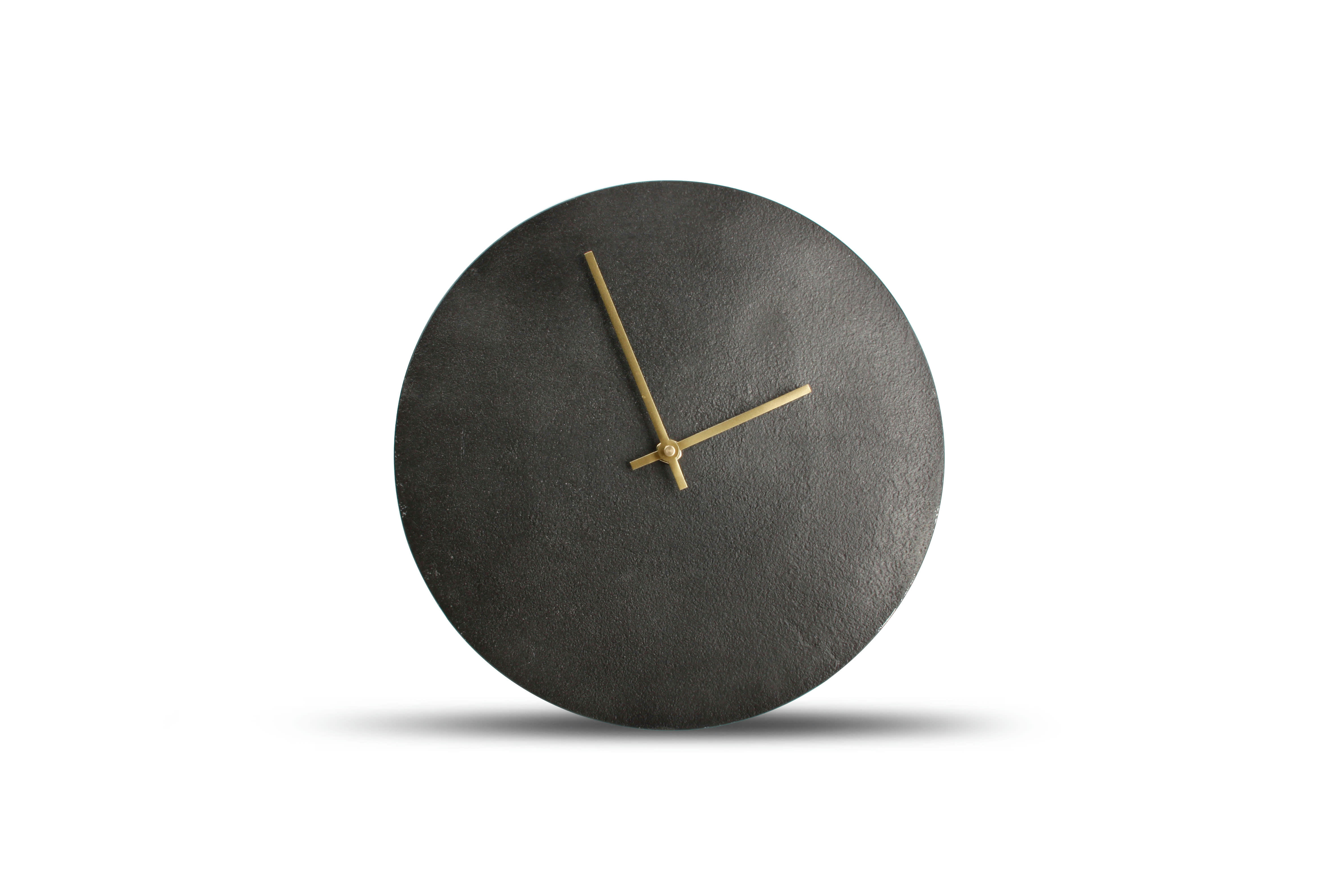 ZONE - Horloge cheminée 20cm noir 